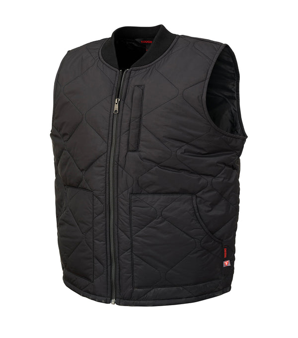 Quilted Windproof Jacket With Primaloft® Insulation Black - Tough Duck