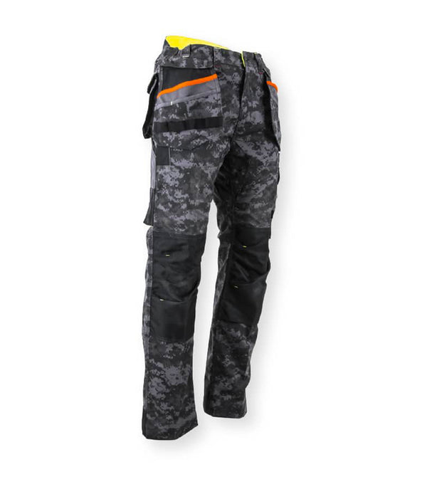 Pantalon tissu Canvas avec poches genouillères  DONJON - Hugo Strong