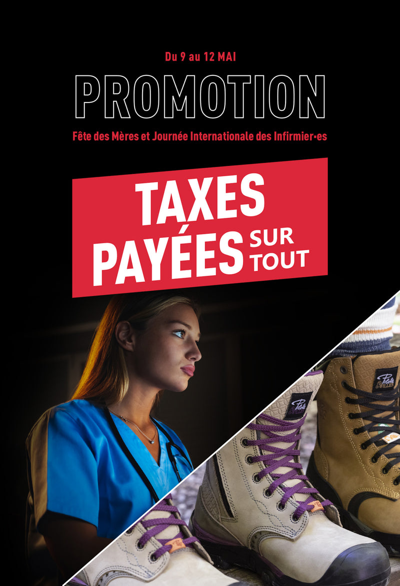 Promo 9 au 12 mai - Taxes Payées