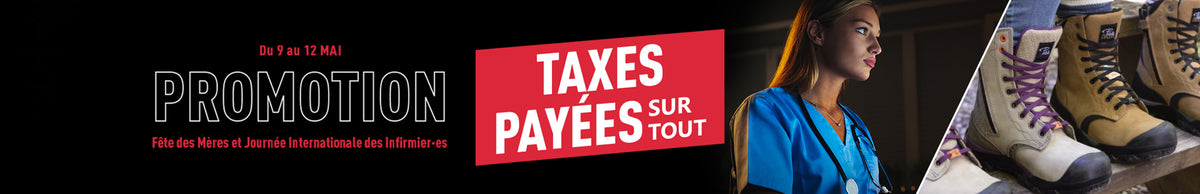 Promo 9 au 12 mai - Taxes payées