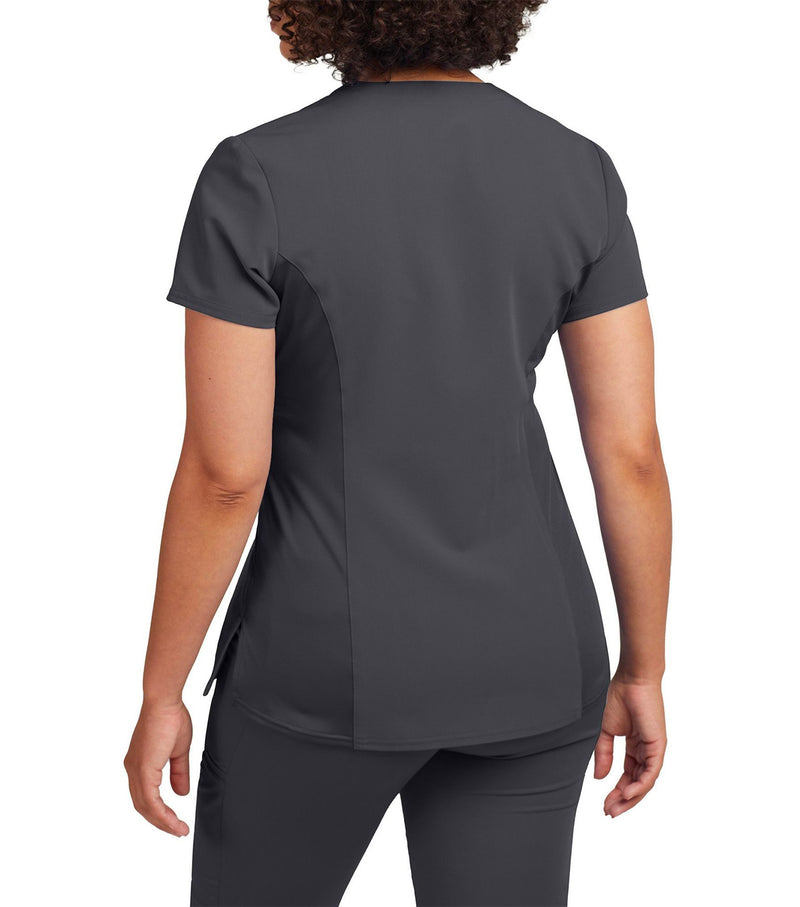 3-Pocket V-Neck Uniform Top WT134 Dark Gray - Whitecross