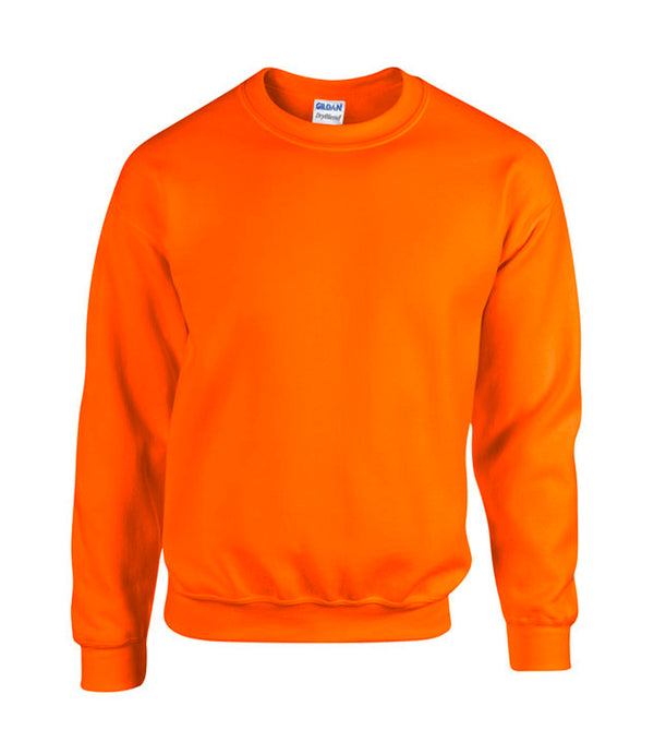 Crewneck Fleece Heavy Blend 18000 Safety Orange - Gildan