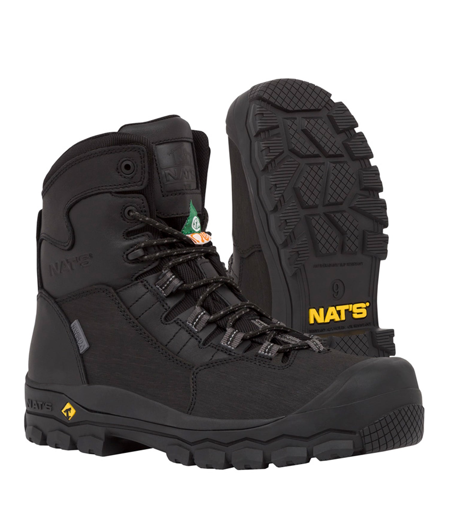 Leather Boots Nats Men's 6