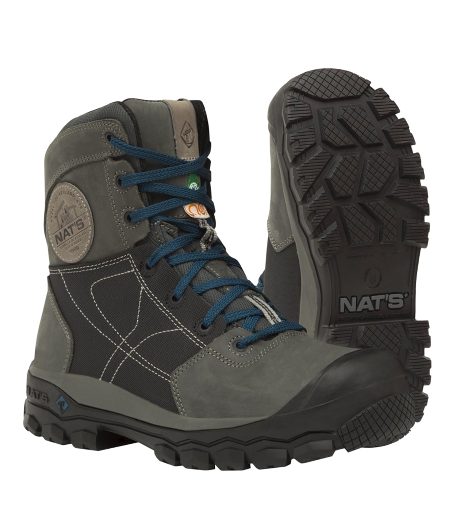 8'' Work Boots S638 With Clasp - Nat's