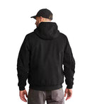GRITMAN Men's Fleece-Lined Hooded Canvas Jacket (Black) - Timberland