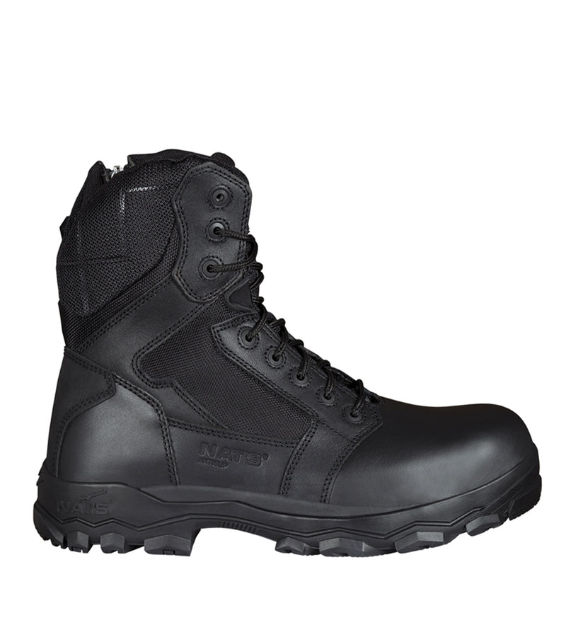 8" Work Boot with Clasp Black - Nats