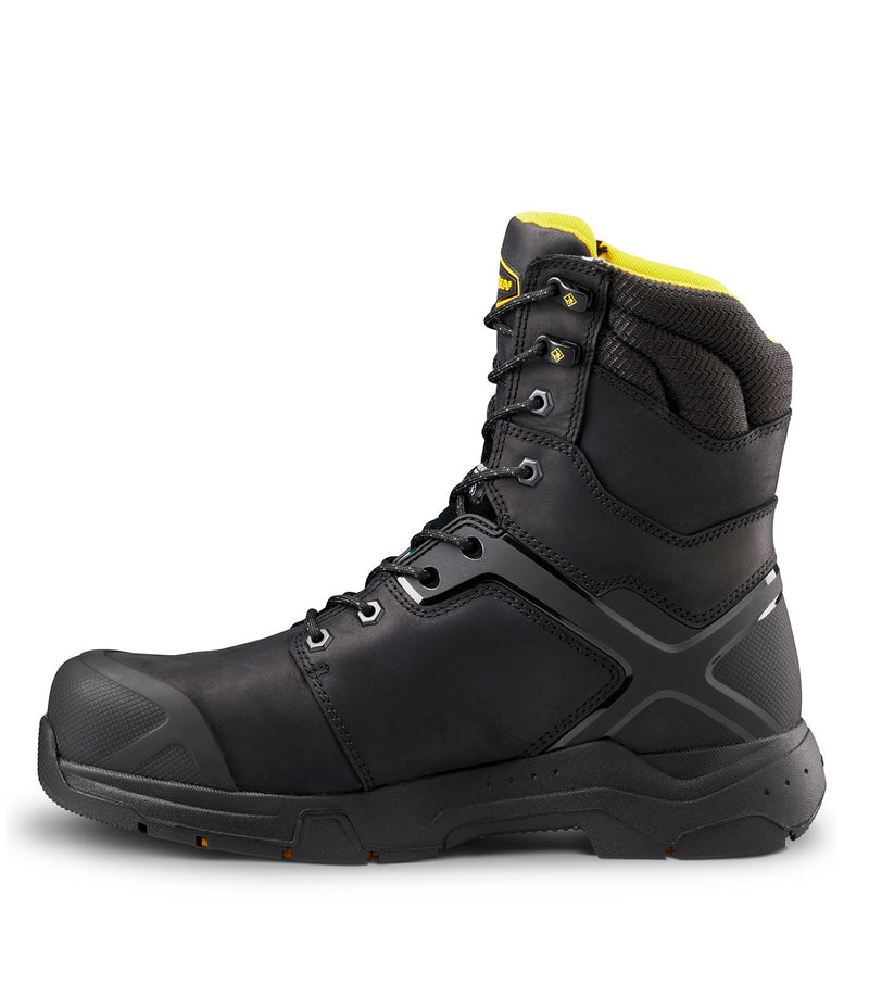 8'' Work Boots Carbine (black) with Waterproof Membrane – Terra
