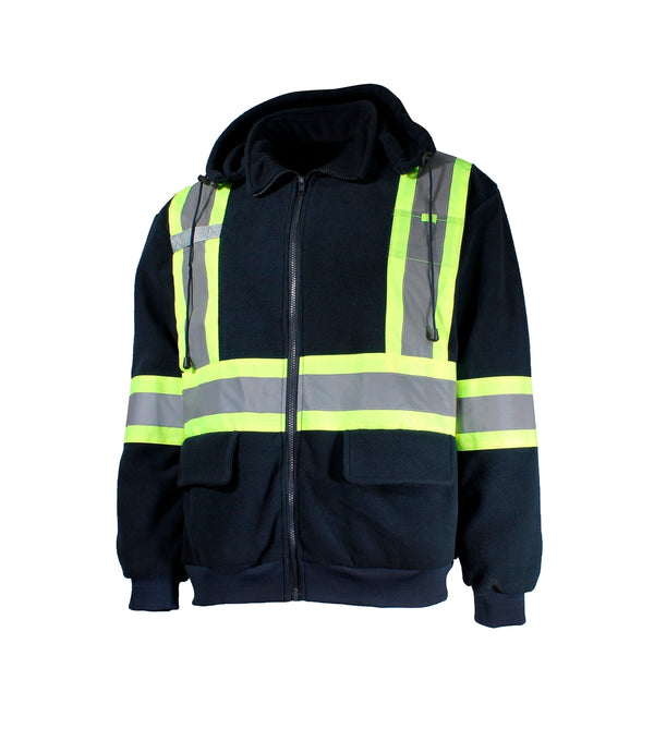 High Visibility Jacket with Detachable Hood - Ganka