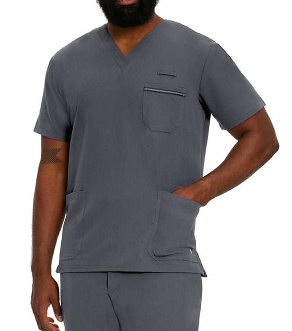 Uniform Top V-neck with 3 Pockets 2207 Anthracite – Whitecross
