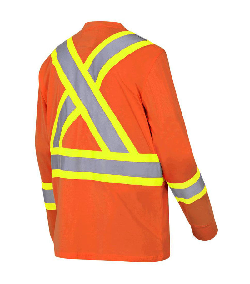 100% Cotton High Visibility Long-Sleeve Sweater - Pioneer