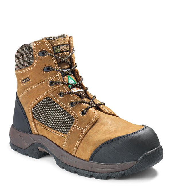 6" work boots Trakker metal free, Men - Kodiak