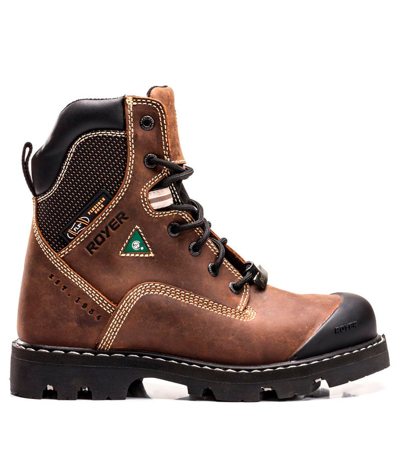 6'' Work Boots 8520FLX with Rubber Outsole - Royer