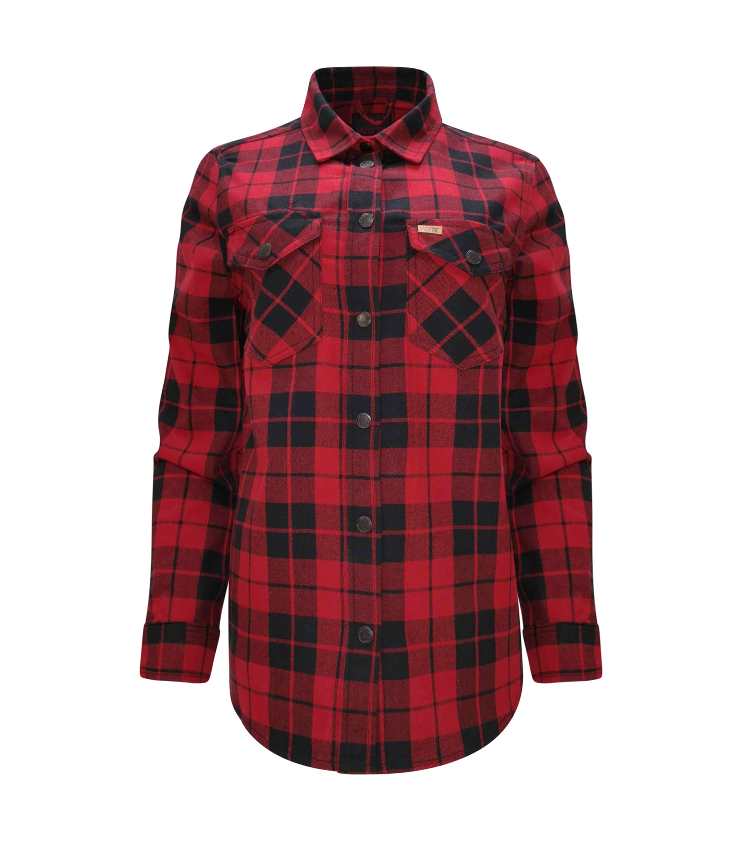 Women's Passion pearl Snap Flannel Shirt - Sand/Blk - New Arrival