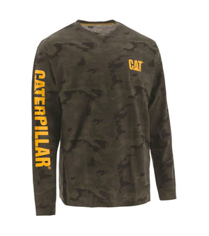 Men's Trademark Banner Long Sleeve T-Shirt Camo - Caterpillar