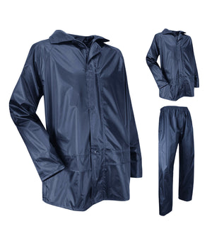 2 pcs waterproof rain set with hood AVERSE - Hugo Strong