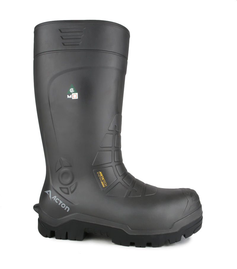 Synthetic rubber  boots (PU) All Weather with metguard - Acton