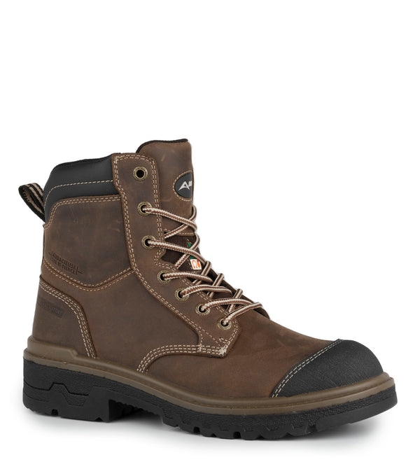 8'' Work Boots FIERCE in Full Grain Leather, for Women - Acton