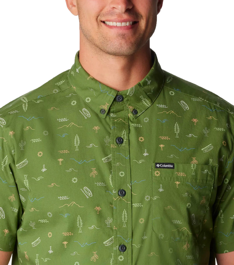 Green Patterned Shirt 1768931- Columbia