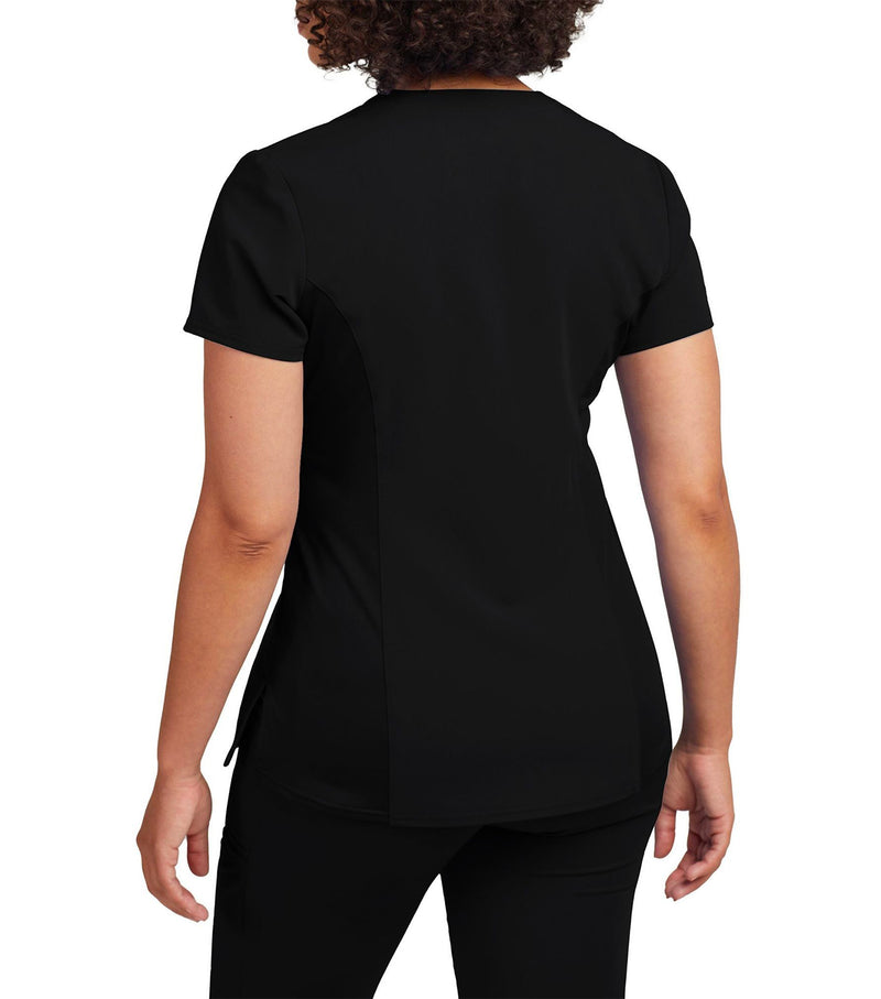3-Pocket V-Neck Uniform Top WT134 Black - Whitecross