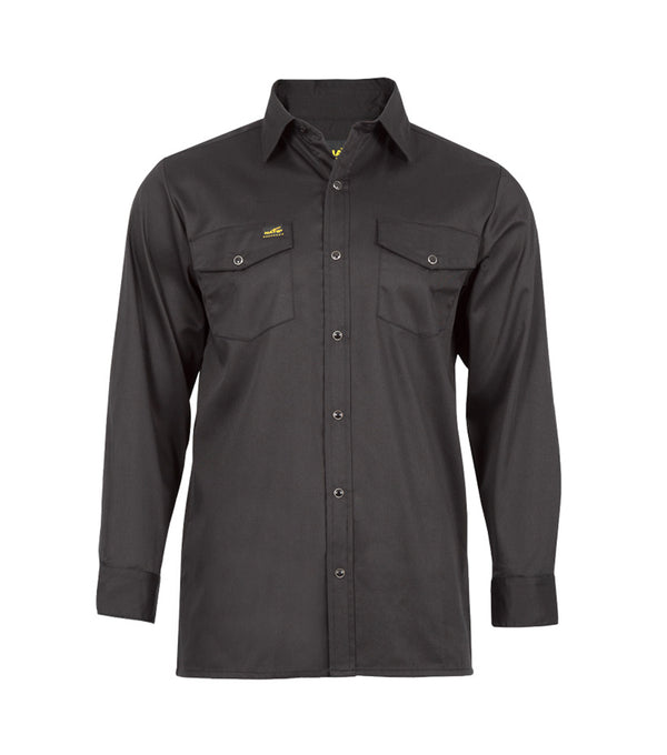 Chemise de travail manche longue WR400 Noir - Nats