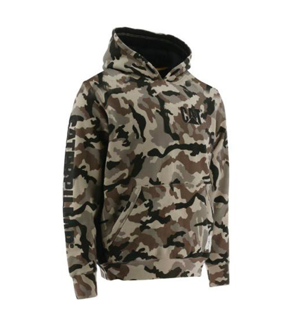 Chandail coton ouaté à capuchon, camouflage - Homme