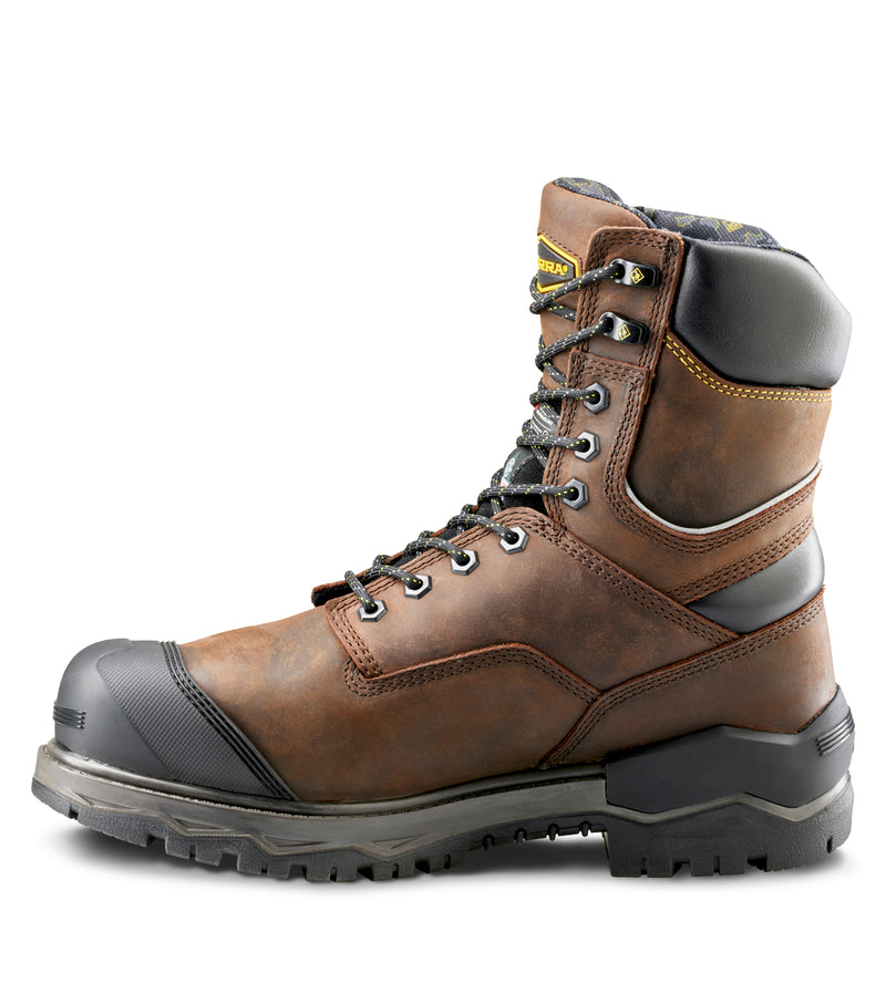 Bottes de sécurité imperméables 8" pour hommes Gantry LXI 400g - Terra