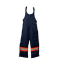 Navy Waterproof Pants with Orange Stripes - Blazer