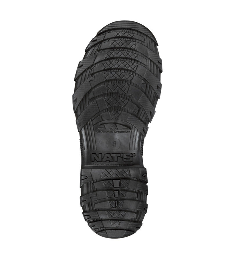 8" Work Boot with Clasp Black - Nats