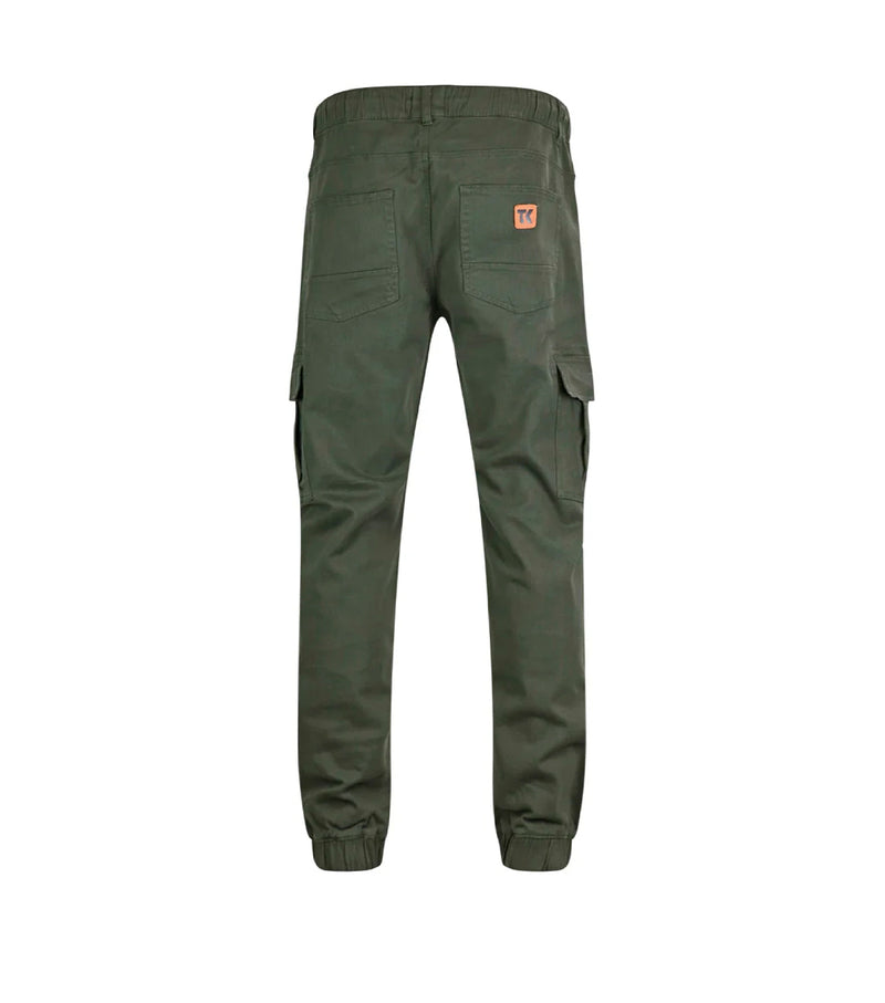 Pantalon cargo en sergé extensible Jogger - Task