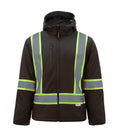 Softshell Jacket HV510 High Visibility with Detachable Hood - Nat's