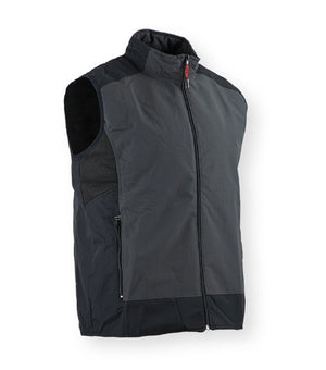 ARSENAL two-tone bi-material Quilted Bodywarmer - Hugo Strong