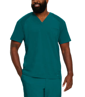 3-Pocket V-neck Uniform Top 2266 Turquoise - Whitecross