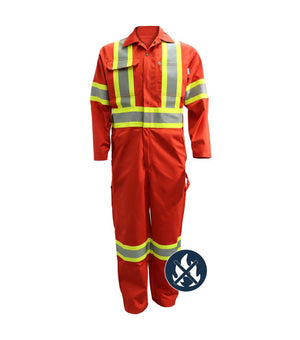 790X4FR High Visibility Fire Retardant Coverall - Gatts