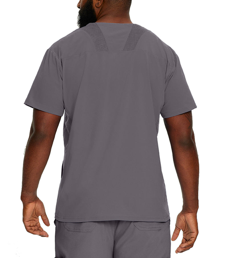 Haut d'uniforme Encolure en V à 3 poches 2266 Gris – Whitecross