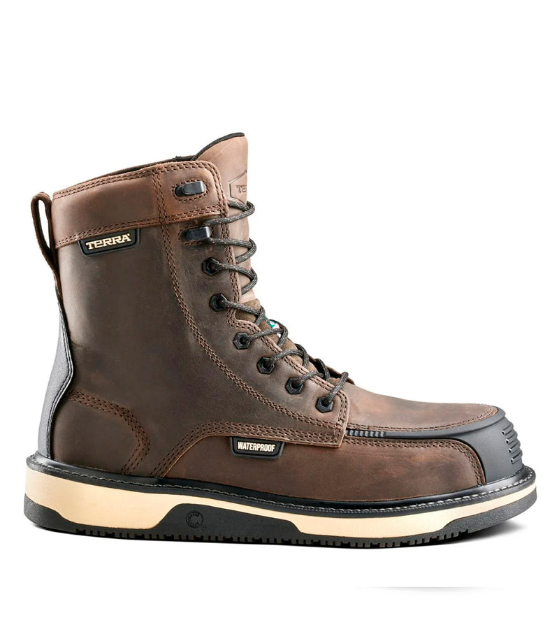 Bottes 8" Terra Ironstone à embout composite imperméable - Terra