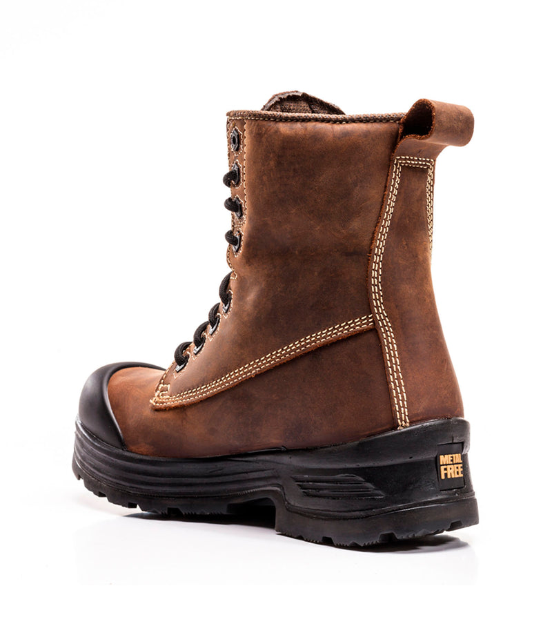 Bottes de travail 8" 10-6020QD en cuir - Royer