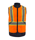 Safety Vest HV037 with Reflective Stripes and Padded - Nat's