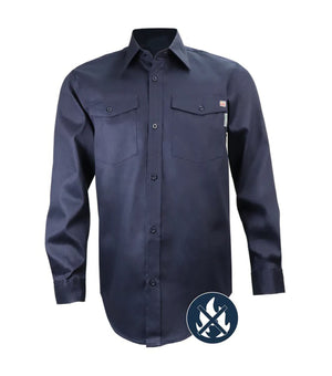 Fire Retardant Long-Sleeve Work Shirt 629FR - Gatts