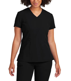 3-Pocket V-Neck Uniform Top WT134 Black - Whitecross