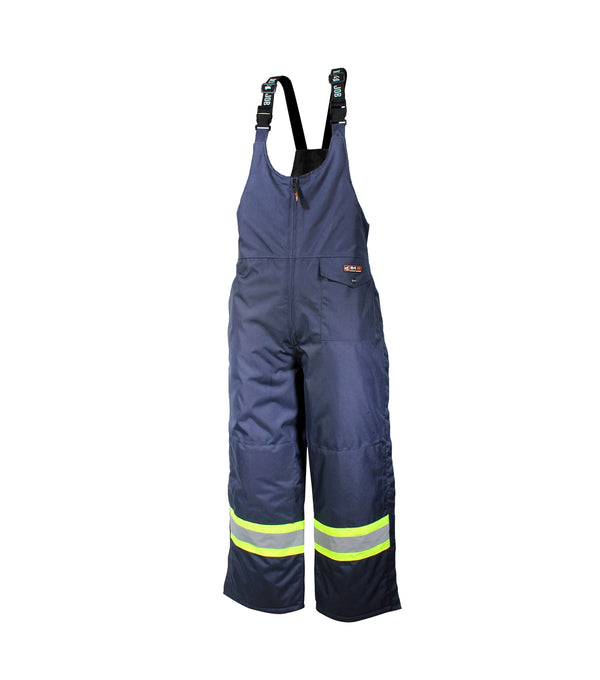 Overalls with 4" reflective stripes navy - Blazer