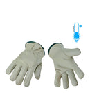 Lined Leather Work Gloves DC10F - Wipeco