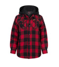 Chemise de flanelle doublée avec capuchon pour femmes - Task