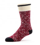 Marled Socks Black and red 182 (Size Medium) - Duray