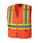 Veste de travail haute visibilité avec fermeture éclaire - Pionner