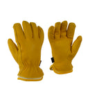 Gant de travail 27-1004 en cuir de chevreuil doublé -Ganka