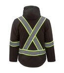 Insulated Softshell Jacket HV512 High Visibility with Hood - Nat's