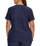 Uniform top V-neck with 2 pockets 785 Navy – Whitecross