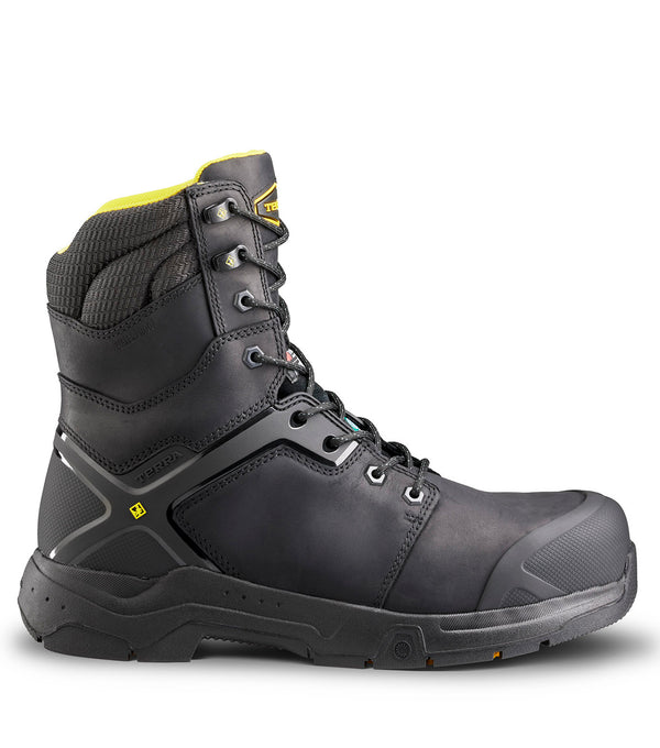 8'' Work Boots Carbine (Black) with Waterproof Membrane – Terra