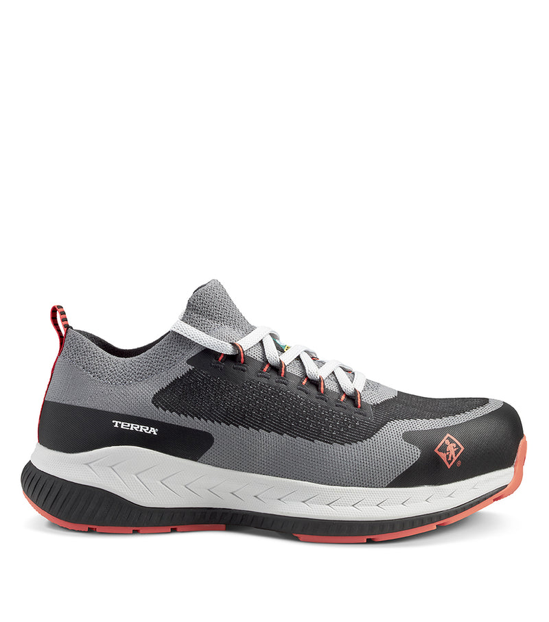 Souliers de travail Eclipse (Noir/Rouge) SD – Terra.