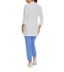 Mid-length Smock with Zipper 2417 White - Whitecross